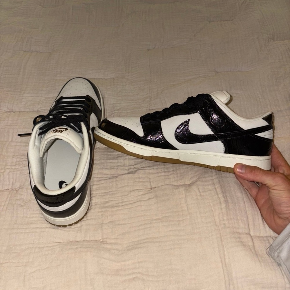 Nike Dunk Low LX Black Croc